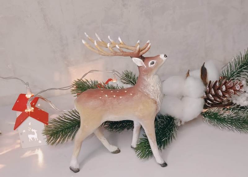 «Король-олень» – авторский мастер-класс Светланы Бочеровой в технике «папье-маше»