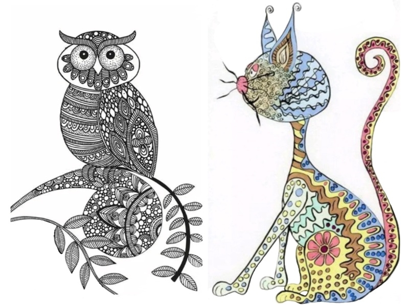 Интерактивная программа «Художественные сквозняки. От дудлинга до зентангла»