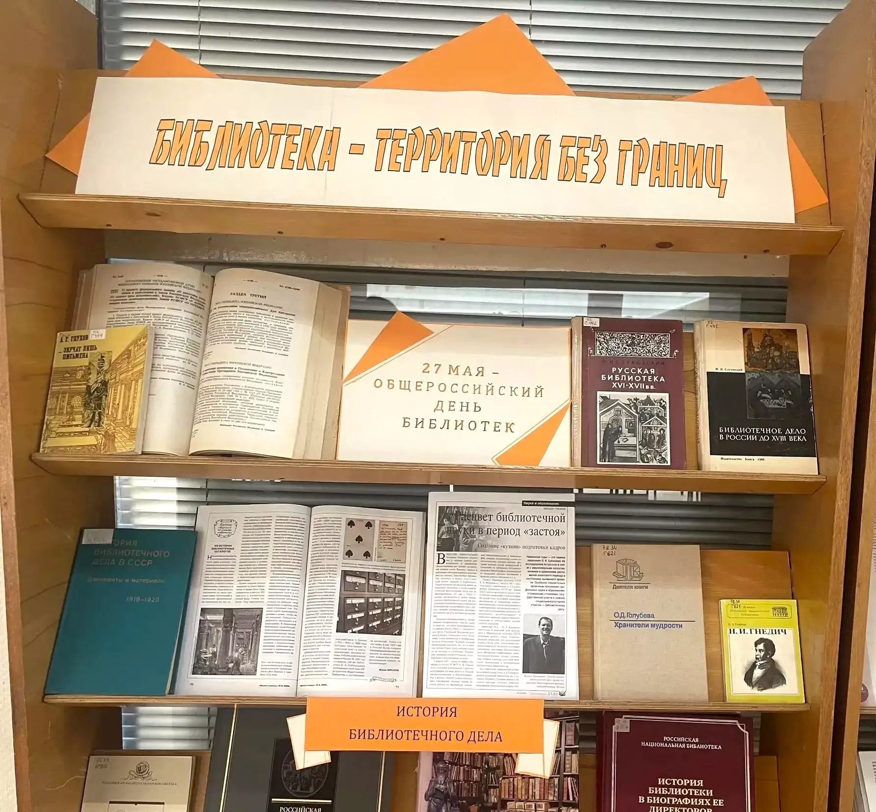 «Библиотека – территория без границ»